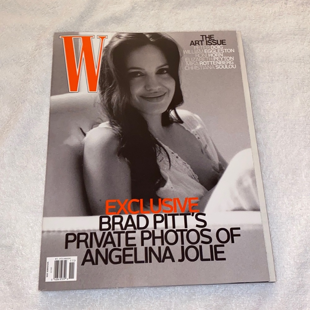 Angelina Jolie and Brad spit W magazine